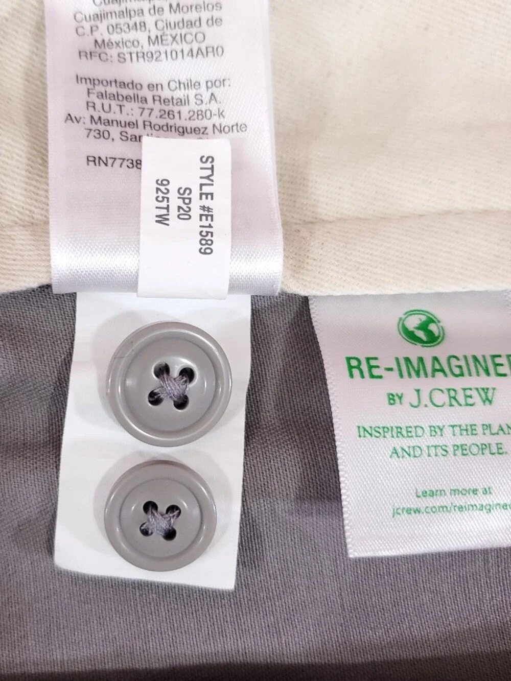 *READ* NWT J Crew Mens 30x31.5(32) 484 Slim fit Stretch Chino Pants Gray E1589